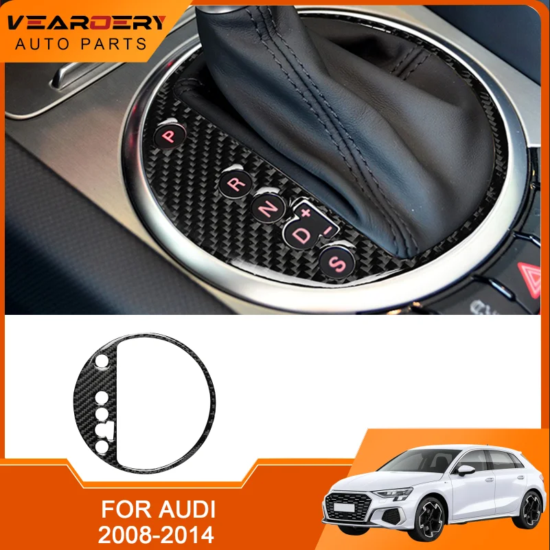 

Carbon fiber protector decorative car panel sticker for Audi TT TT 8N 8J MK123 TTRS 2008-2014 car interior accessories