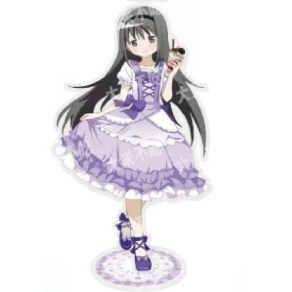 أنيمي Puellaing ماجيك مادوكا ماجيكاس الاكريليك حامل شخصيات كرتونية Akemi Homura تومو مامي نموذج تأثيري الدعامة مكتب ديكور للطاولات