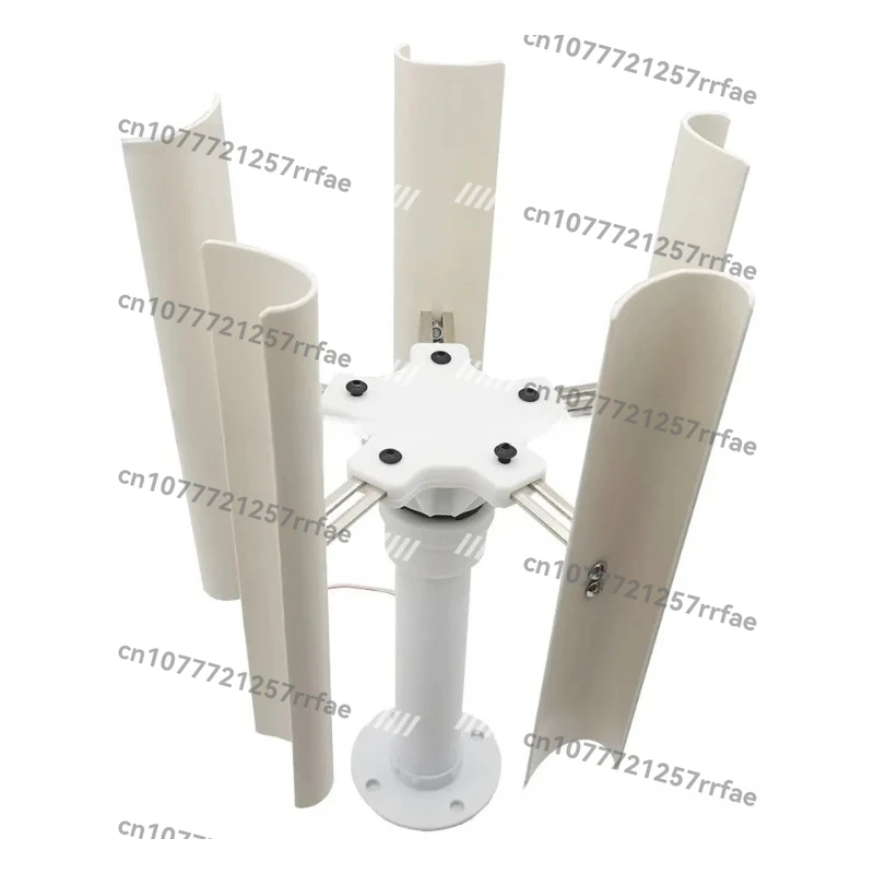 NEW Vertical Five-blade Wind Generator Model Three-phase Permanent Magnet Brushless Generator Low-speed Windmill Portable tools