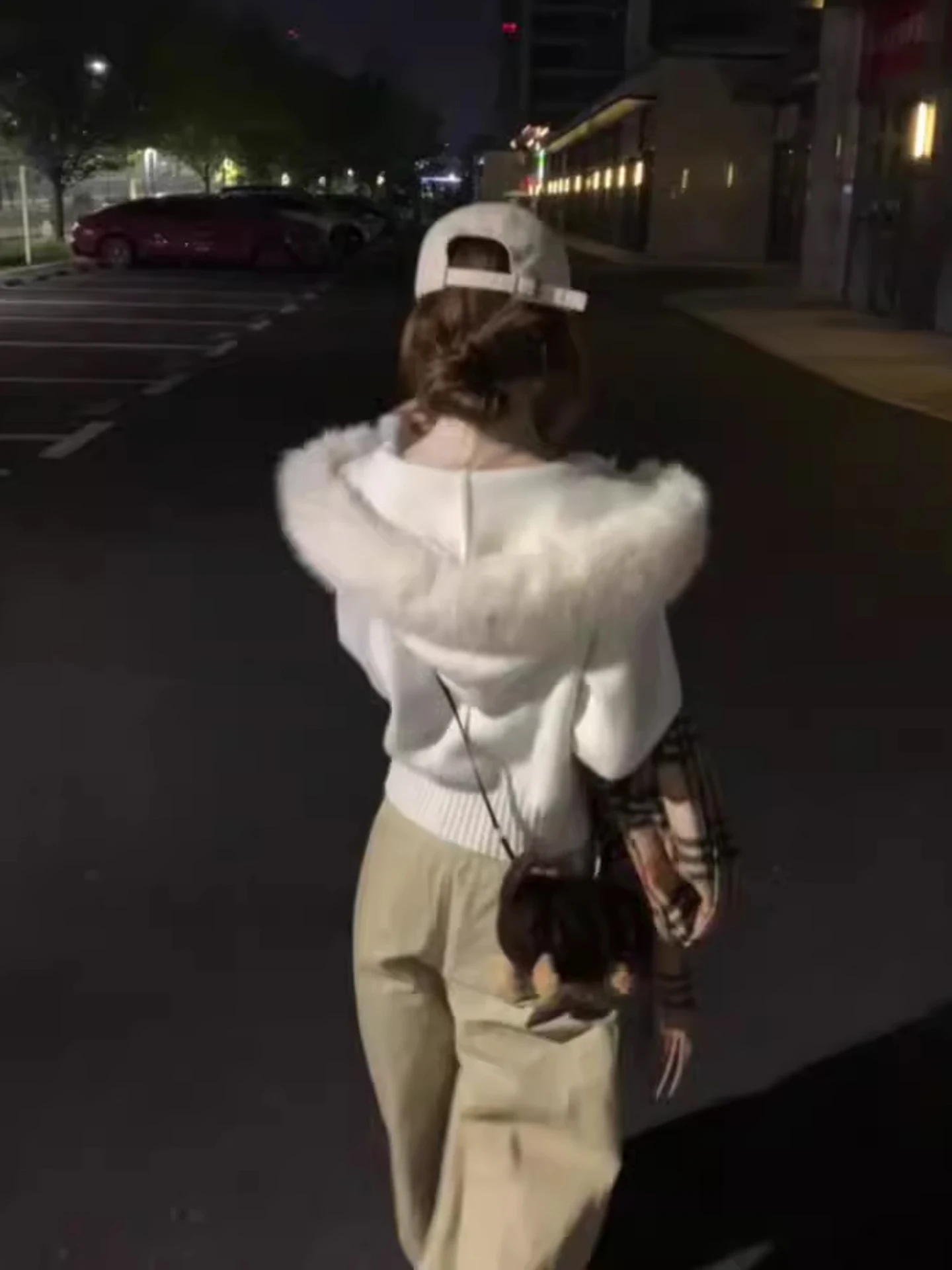 سترة صوفية نسائية أنيقة مفتوحة مع ياقة من الفرو، بلوزة محبوكة فضفاضة وسحاب مزدوج كاجوال لفصول الخريف والشتاء #5