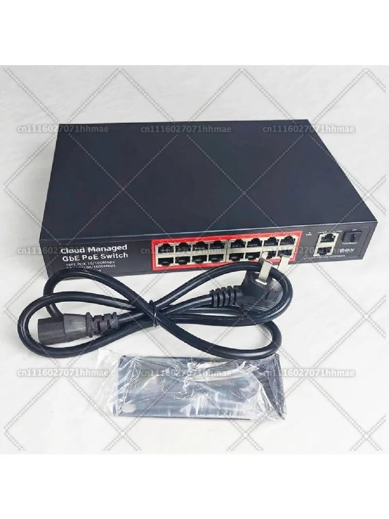 Cloud-managed POE Switch 4/8/16 Port 48V Active POE Desktop 100/1000Mbps SFP APP Control Switch Plug and Play IP Camera