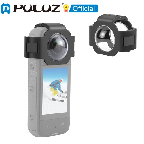 PULUZ para Insta360 X3 cubierta protectora de lente para Insta360 X4 accesorios de cámaras de acción panorámica