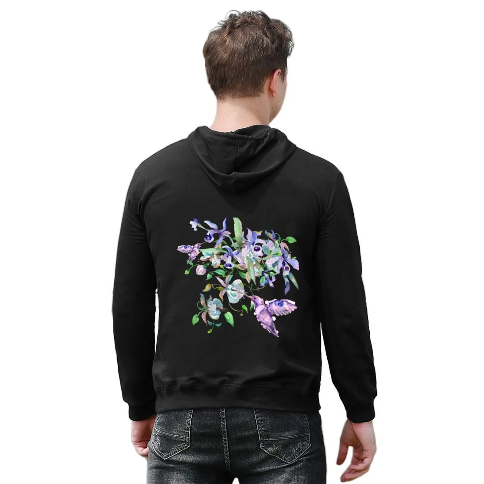 hummingbirds sweet delight Hoodie pakaian anime sweater musim dingin pria pakaian pria pakaian musim gugur hoodie pria