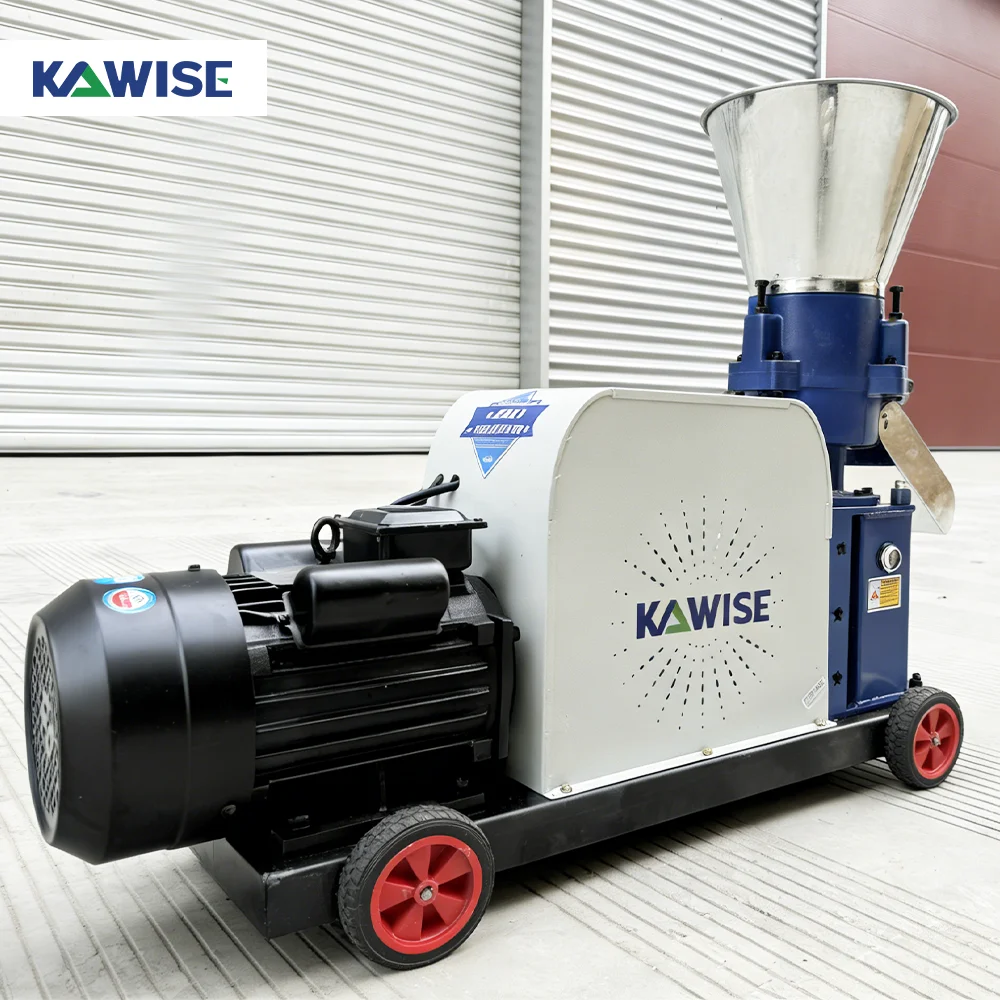 New Animal Feed Pellet Machine Electric Engine High Productivity 200kg/h Capacity Metal Construction For Poultry Fish Livestock