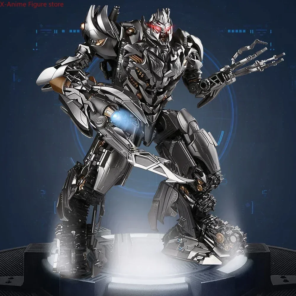 Transformation Toy LS06 Tank Megatron Oversize 33cm Mgtron Alloy Action Figure Anime Transformation Movie Model Gift Collection