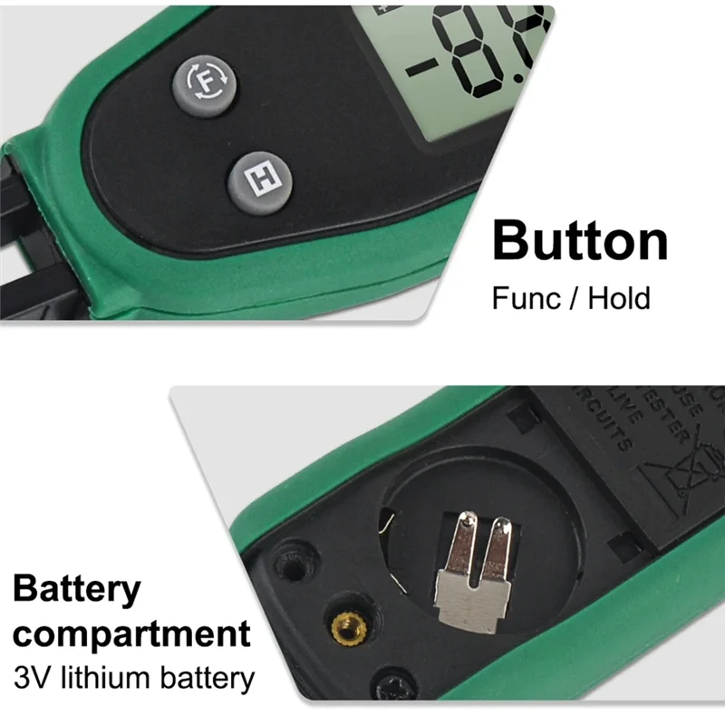 A60F-Smart SMD Tester Multimeter Auto Range Capacitance Resistance Diode Capacitor Rotable Tweezer LCD Display