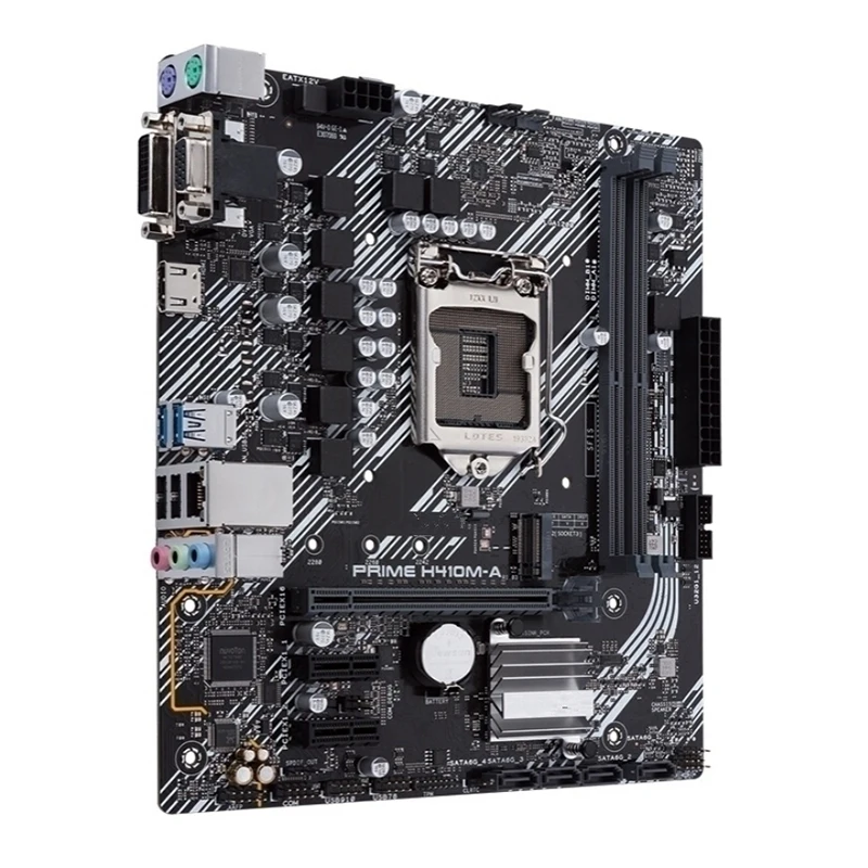 Used For Intel PRIME H410M-A motherboard original H410 DDR4 64GB LGA 1200 USB3.0 SATA3 PCI-E 3.0 Desktop Mainboard