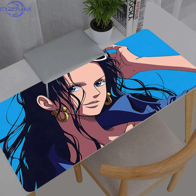 Mouse Pad One Piece Nico Robin Gaming Accessories Gabinete Gamer PC Computer Desk Mat Large XXL Keyboard Tablet Mousepad