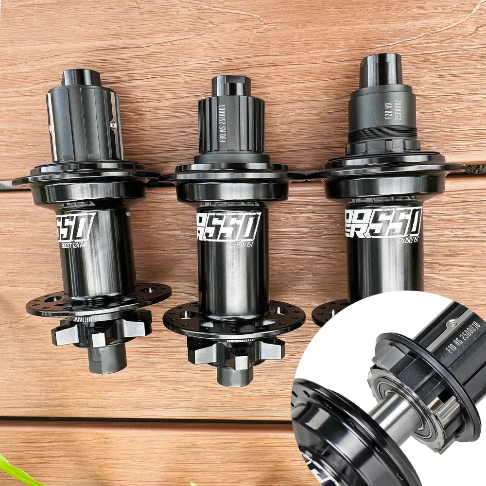 Koozer 550 One-piece Cr-Mo Steel Axle Bicycle Hub Rear Boost 12x148 12x150 12x157 Super Boost HG XD MS 12S