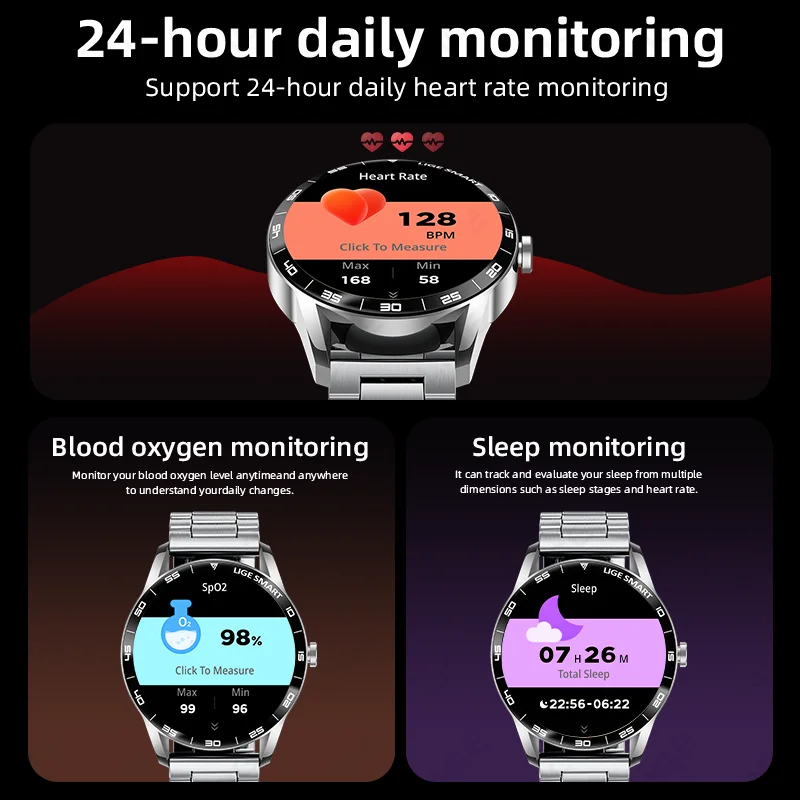2026 New 1.38” HD Screen Smart Watch For Men Women IP68 Waterproof Bluetooth Call Watches Sports Health Monitor Men Smartwatch