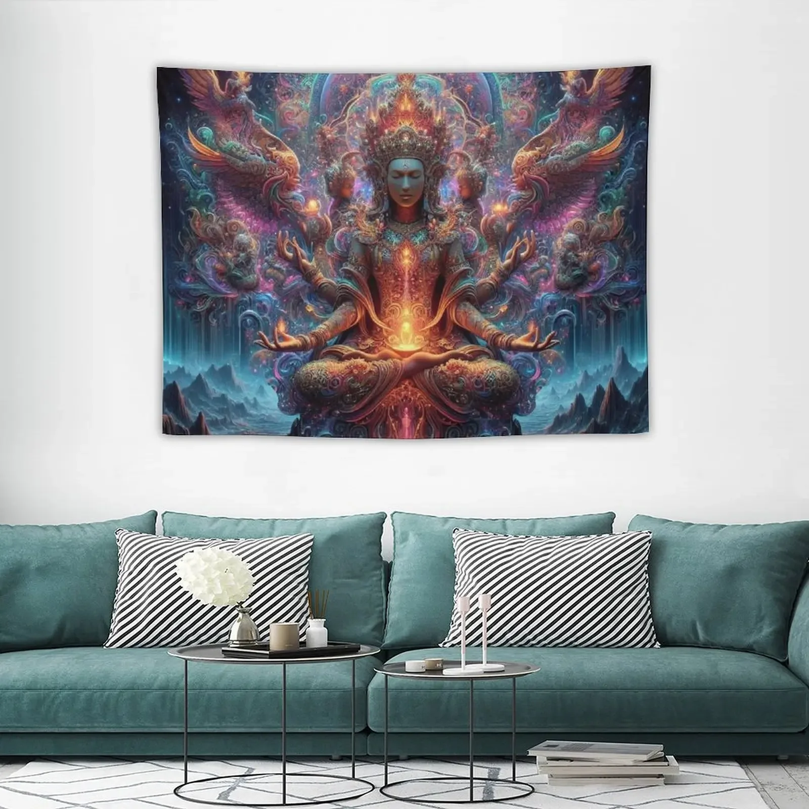 

Vajra Kundalini Tapestry Home And Comfort Decor Aesthetic Decoration Things To The Room Tapestry