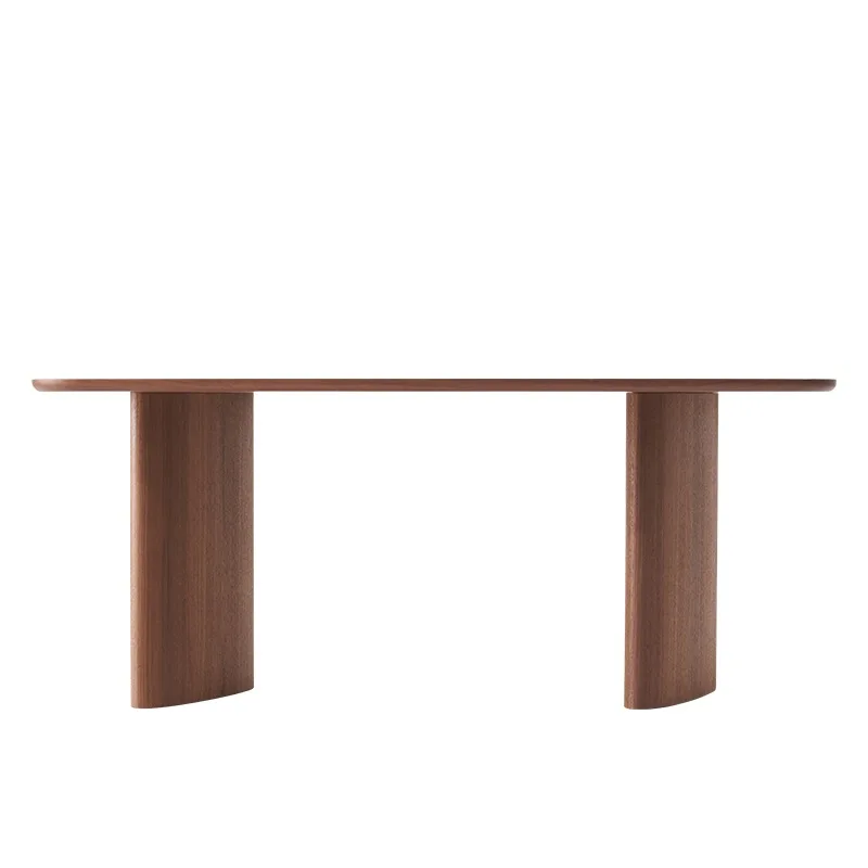 Nordic ins all solid wood personalized desk modern home simple strip dining table rectangular conference negotiation table
