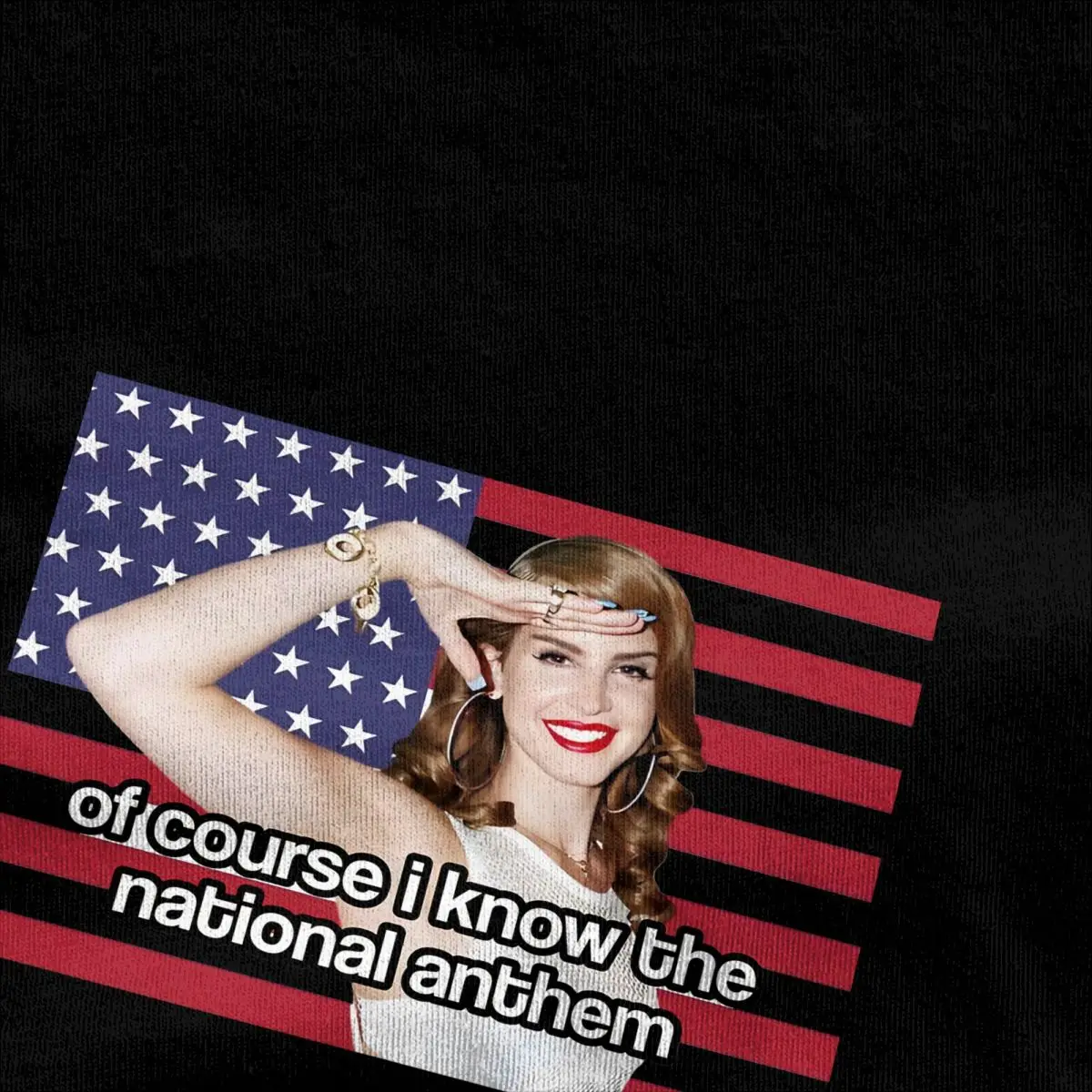 Men Lana Del Rey T Shirts National Anthem Pure Cotton Clothes Beach Classic Short Sleeve T Shirt O Neck Novelty Casual Tshirt