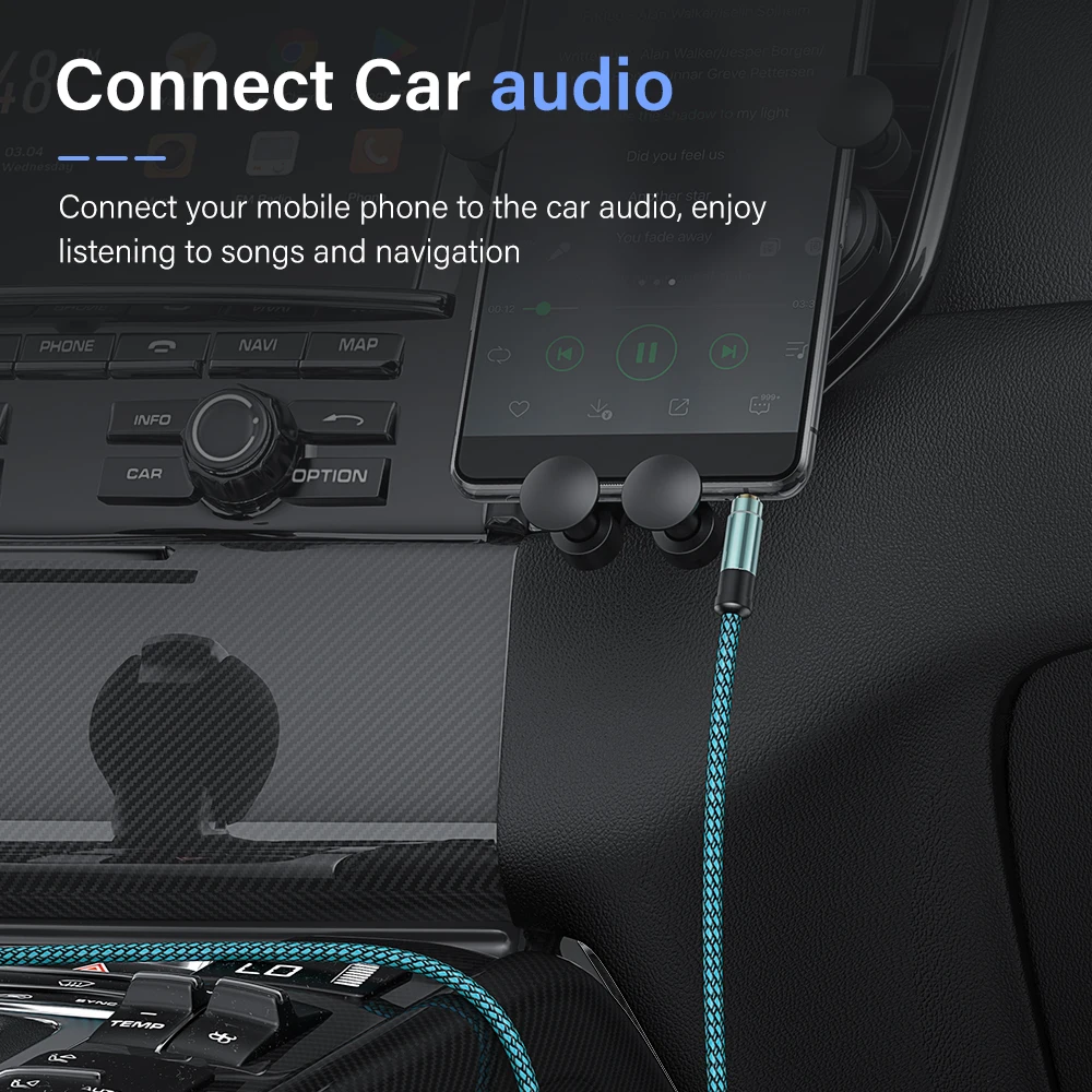 Nephy 3.5mm To 3.5 mm Jack Audio Cable For Samsung Xiaomi Huawei Car Headphone MP3 Speaker Computer Extension HIFI Aux Cable 3m image 6