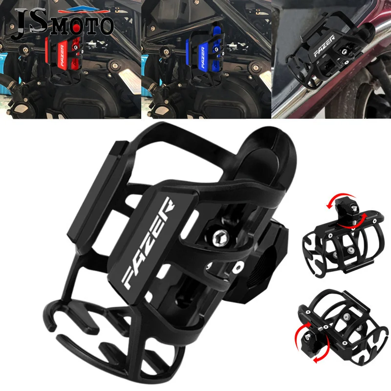 

For YAMAHA FAZER FZ1 FZ6 FZ8 Fazer FZ1 FZ1N FZ1S FZ6S FZ8N Motorcycle CNC Water Cup Water Bottle Drink Holder Stand Accessories