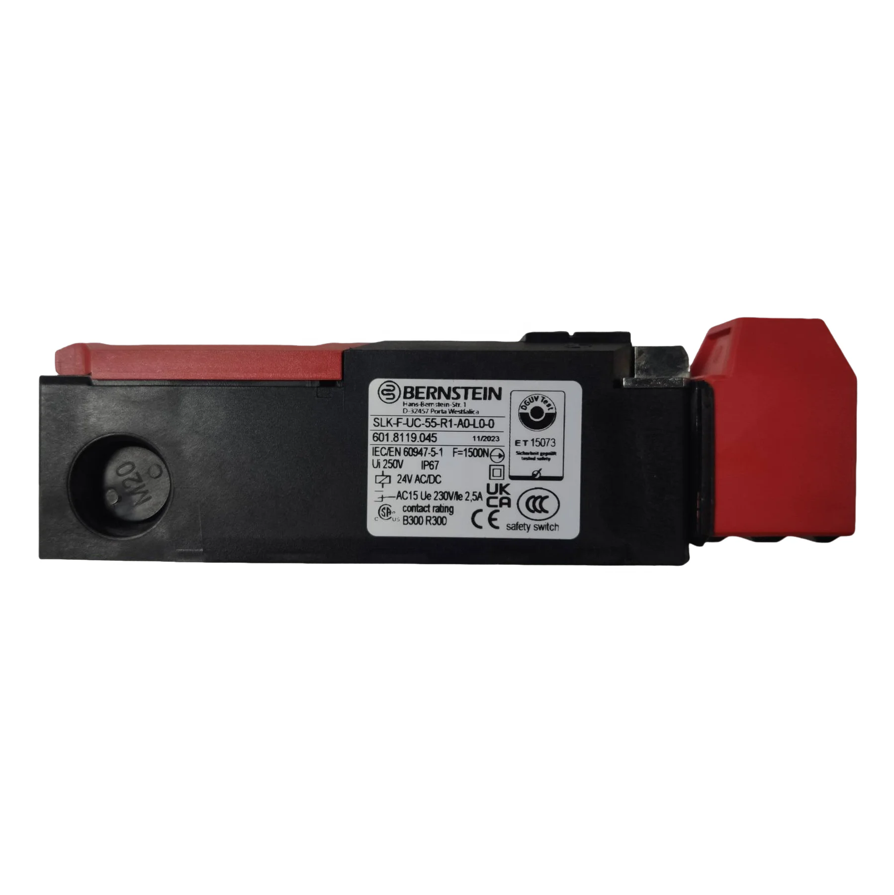 Bornstein SLK-F-UC-55-R1-A0-L0-0 machinery industrial equipment safety limit switch safety interlock