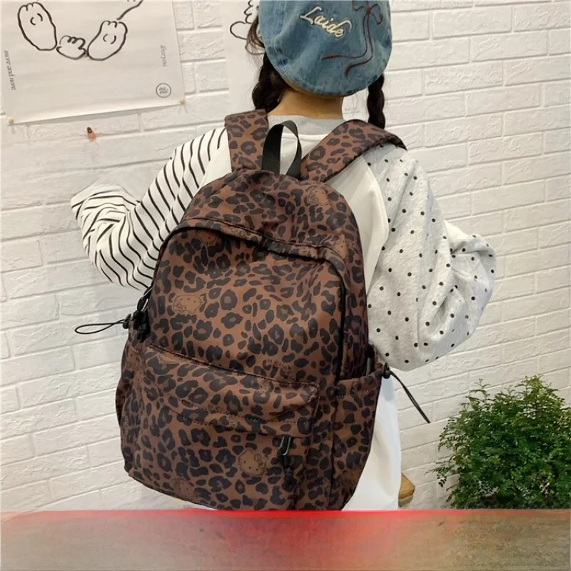 Lioness Pattern Large Capacity Lightweight Travel Backpack for College Students Men And Women Double Shoulder Bag Computer Bag