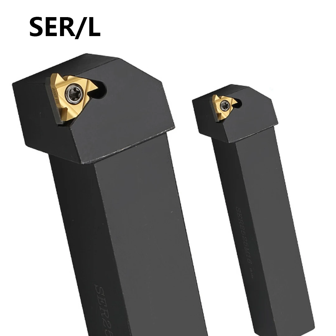 

SER1010H11 SER1212H11 SER1616H11 SER1616H16 SER2020K16 SEL1616H16 SER SEL Держатель токарных инструментов с резьбой Хвостовик токарного станка с ЧПУ