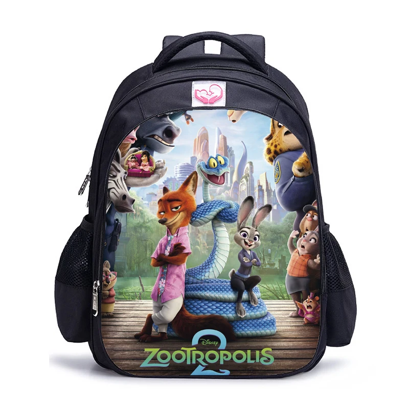ズートピア 2 バックパック漫画少年少女ブックバッグ小学校整形外科子供用防水ランドセル素敵な Mochilas