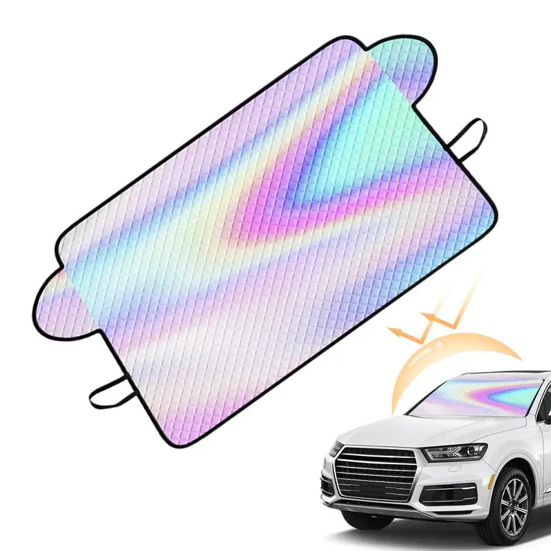 Newest Car Windshield Sunshade Umbrella Bendable Handle Front Window Sun Shade UV Protection Heat Insulation for  Automotive