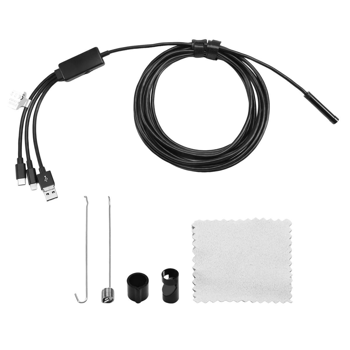 

HHTL Mobile Phone Endoscope High-Definition Endoscope High-Definition Endoscope 4-in-1 Endoscope Waterproof Car Endoscope,C