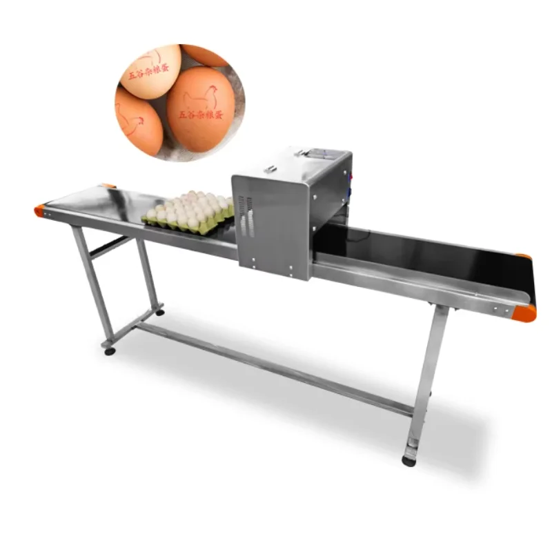 FOODLINE Customized Direct Clear & Smudge-Proof Date Stamping Coding Egg Inkjet Printer Egg Printer logo Printer for Egg Tray
