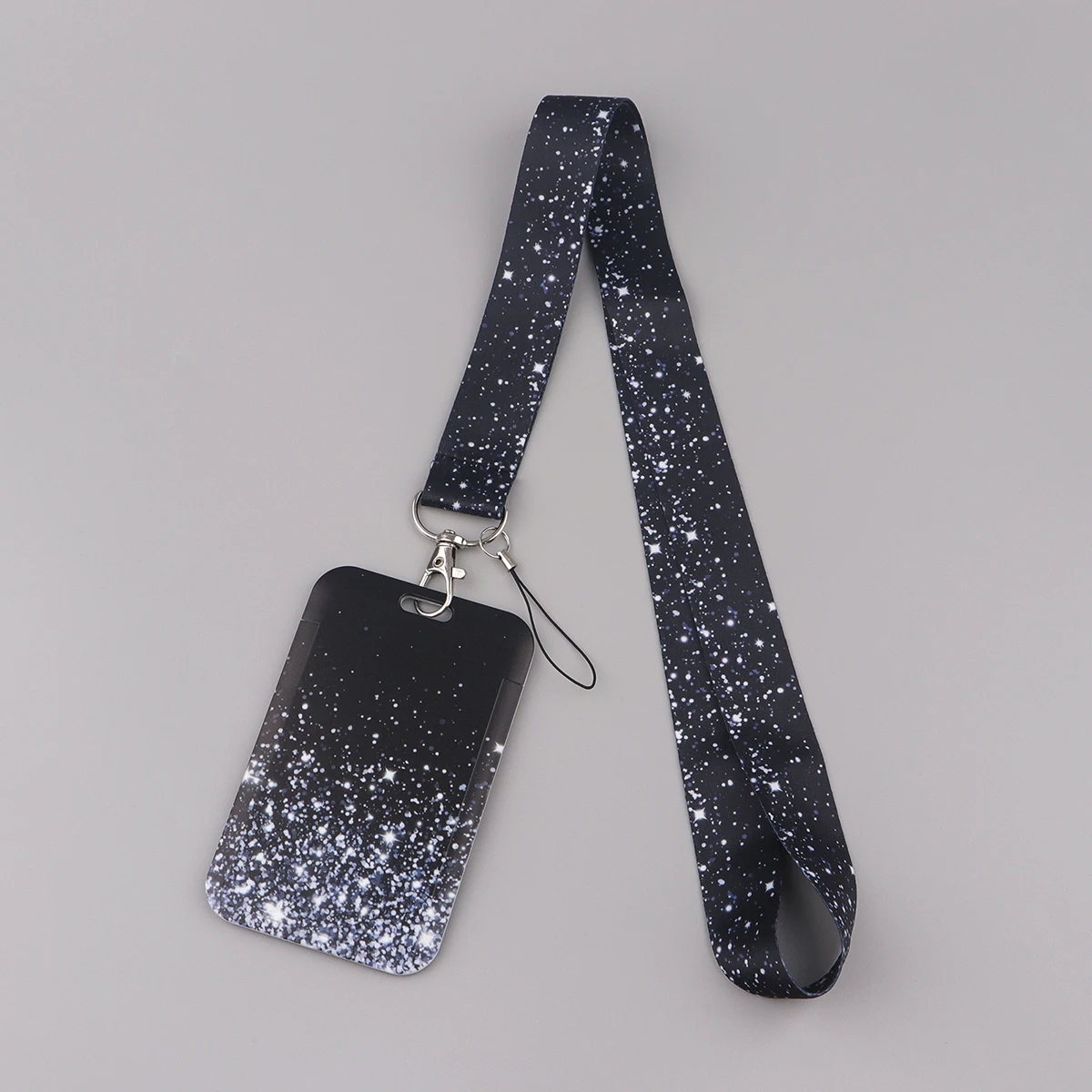 Sequin Element Neck Strap Fish Lanyards For Keychain Badge Holder ID Credit Card Pass Hang Rope Lariat Phone Charm Accessories