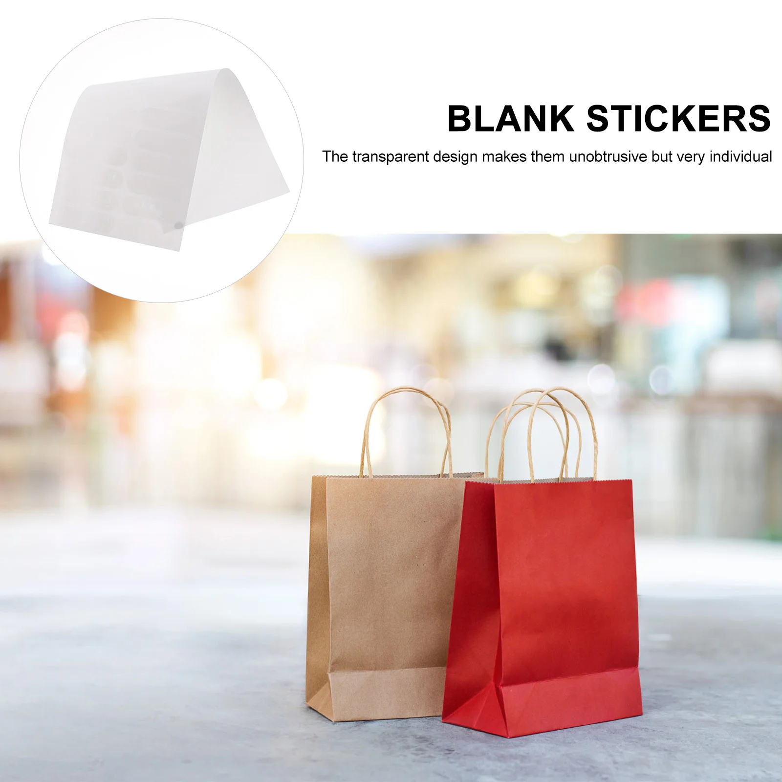 1000 قطعة ملصقات الختم لتعبئة علامات التسمية ذاتية اللصق شفافة ملصقات الختم الزخرفية علبة هدية علامات التعبئة #4