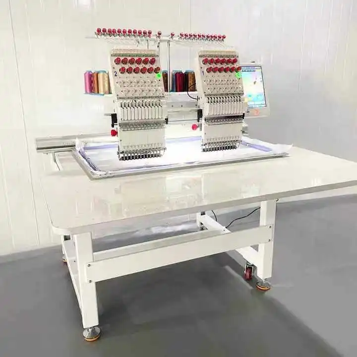 Computerized Embroidery Machine Multi-needle Commercial Sewing Machine for Custom T-Shirt Cap Hat Logo DIY Craft