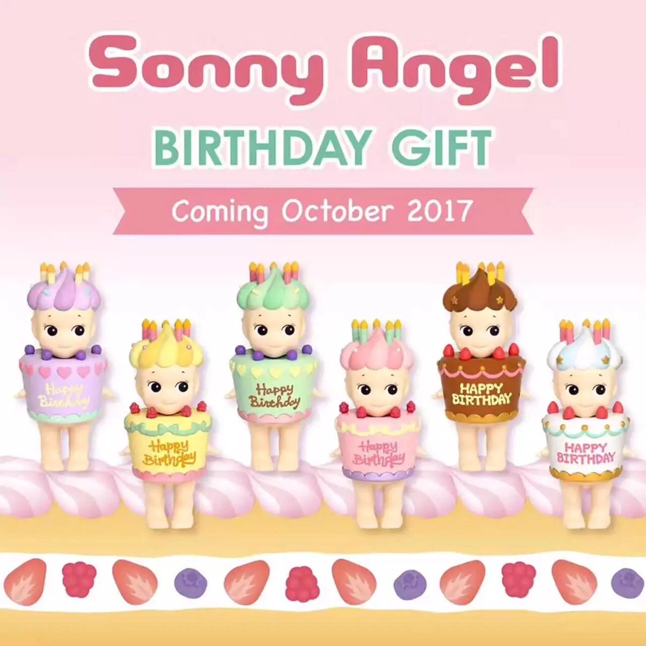 

Sonny Angel 2017 Birthday Gift Series Mini Figure Blind Box Cute Doll Model Decoration Ornament Children Toy Mystery Box Gift