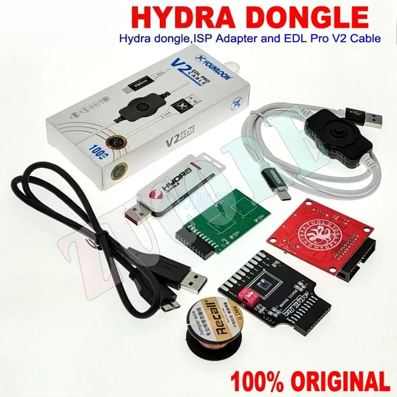 2024 оригинальный новый ключ Hydra + кабель EDL V2 + адаптеры eMMC ISP, инструмент BGA153, BGA169, BGA221, BGA162 eMMC, инструмент для вырывной платы 2024 оригинальный новый ключ Hydra + кабель EDL V2 + адаптеры eMMC ISP, инструмент BGA153, BGA169, BGA221, BGA162 eMMC, инструмент для вырывной платы