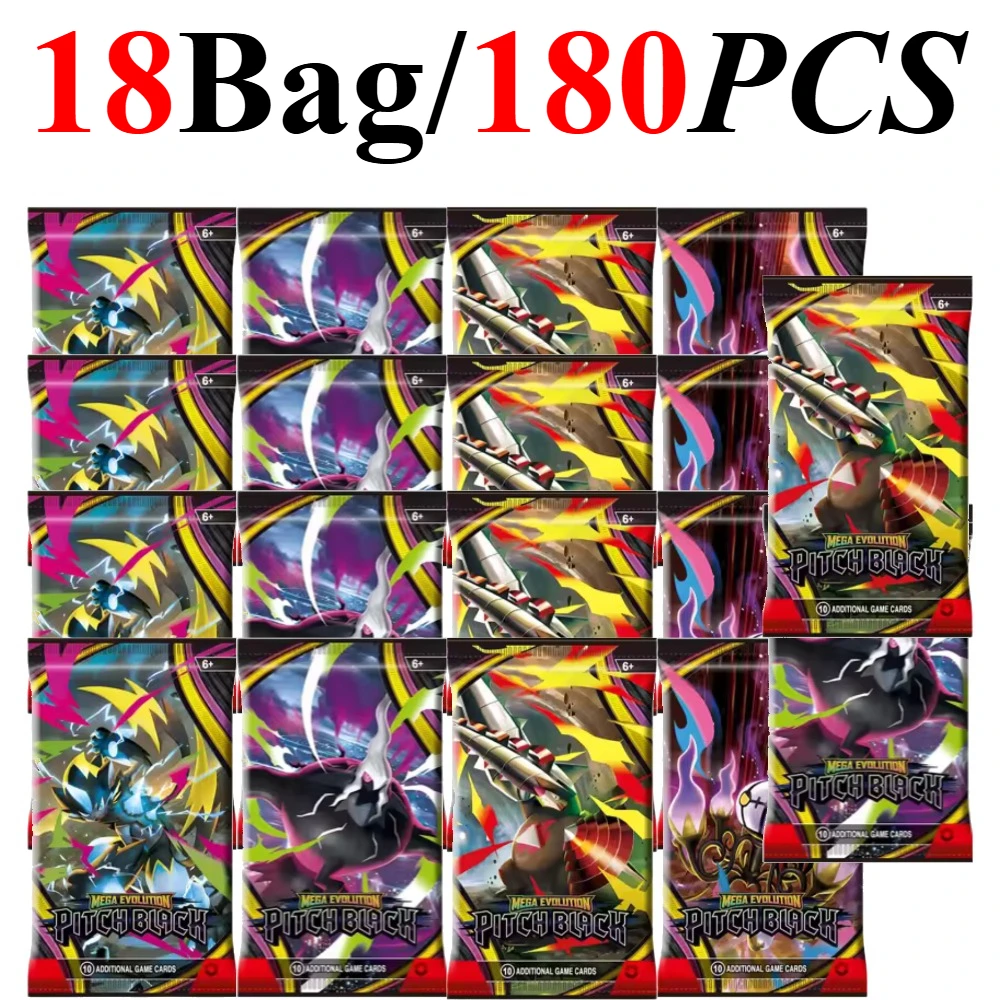 Pokémon TCG Mega Evolution Pitch Black Booster Display Box Phantasmal Flames Booster Box Trading Card Game Collection Engels