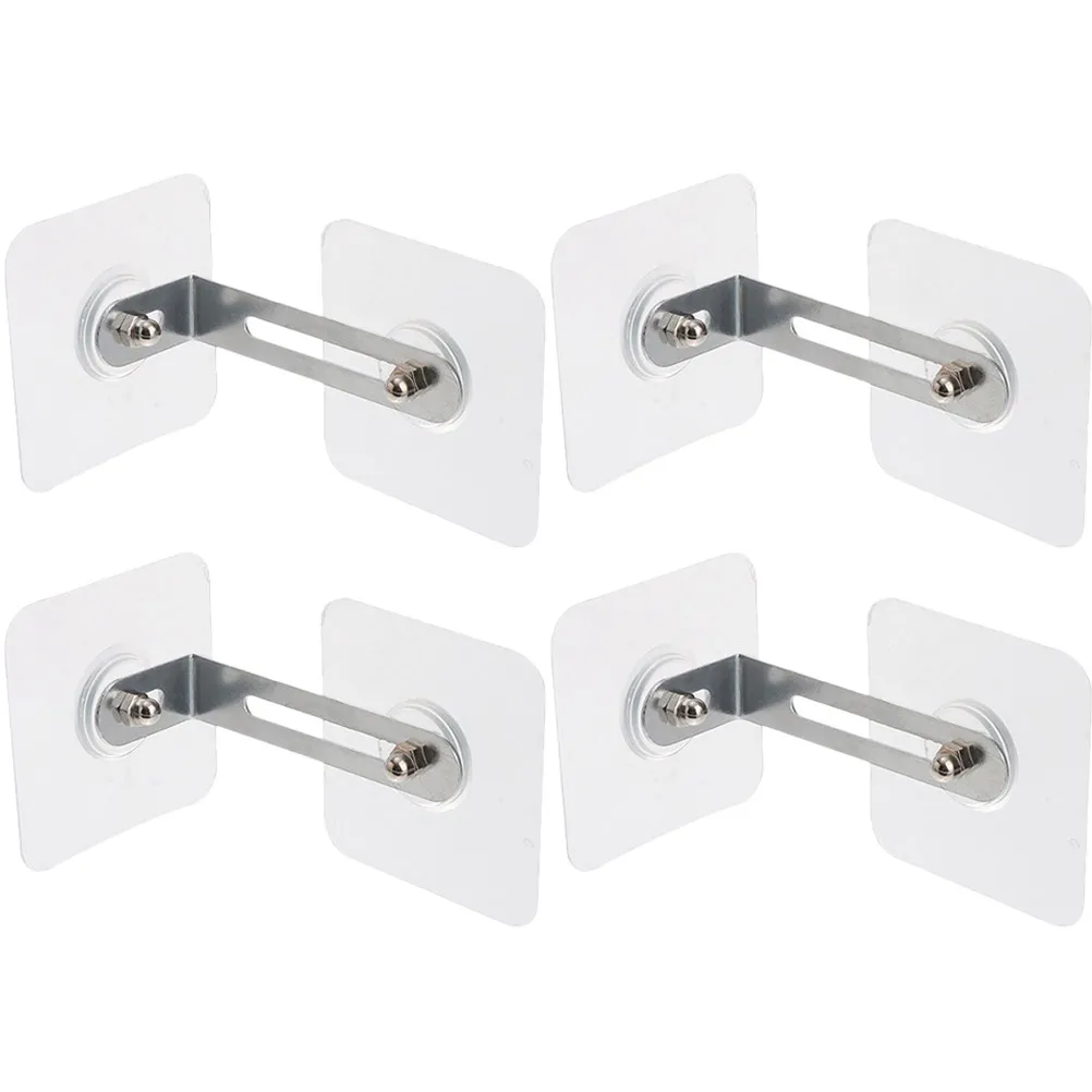 

Комплект из 4 регулируемых клейких анкеров для защиты мебели от опрокидывания, надежные и устойчивые фиксаторы для комодов, книжных шкафов, телевизоров