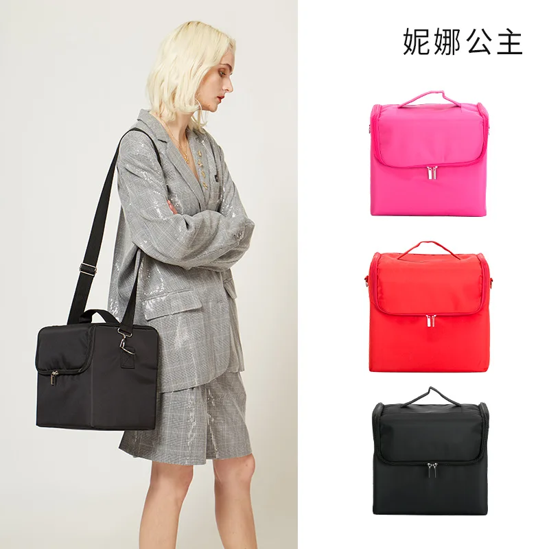 Makeup bag for organizing cosmetics, nail supplies, beauty products, and makeup tools – a multi-functional storage solution