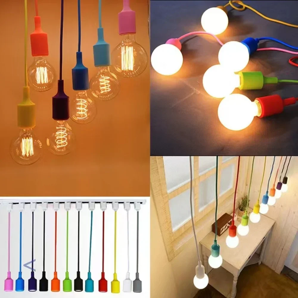 

Colorful Retro Edison Bulb Chandelier 6/8/10 Lights Pendant Lamp for Loft Warehouse Restaurant Spider Design