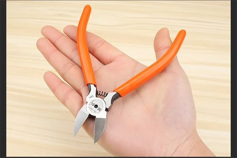 5/6 zoll Diagonal Zangen Multifunktionale Elektrische Draht Kabel Schneider Schneiden Side Snips Flush Nipper Hand Werkzeuge – Detail 13
