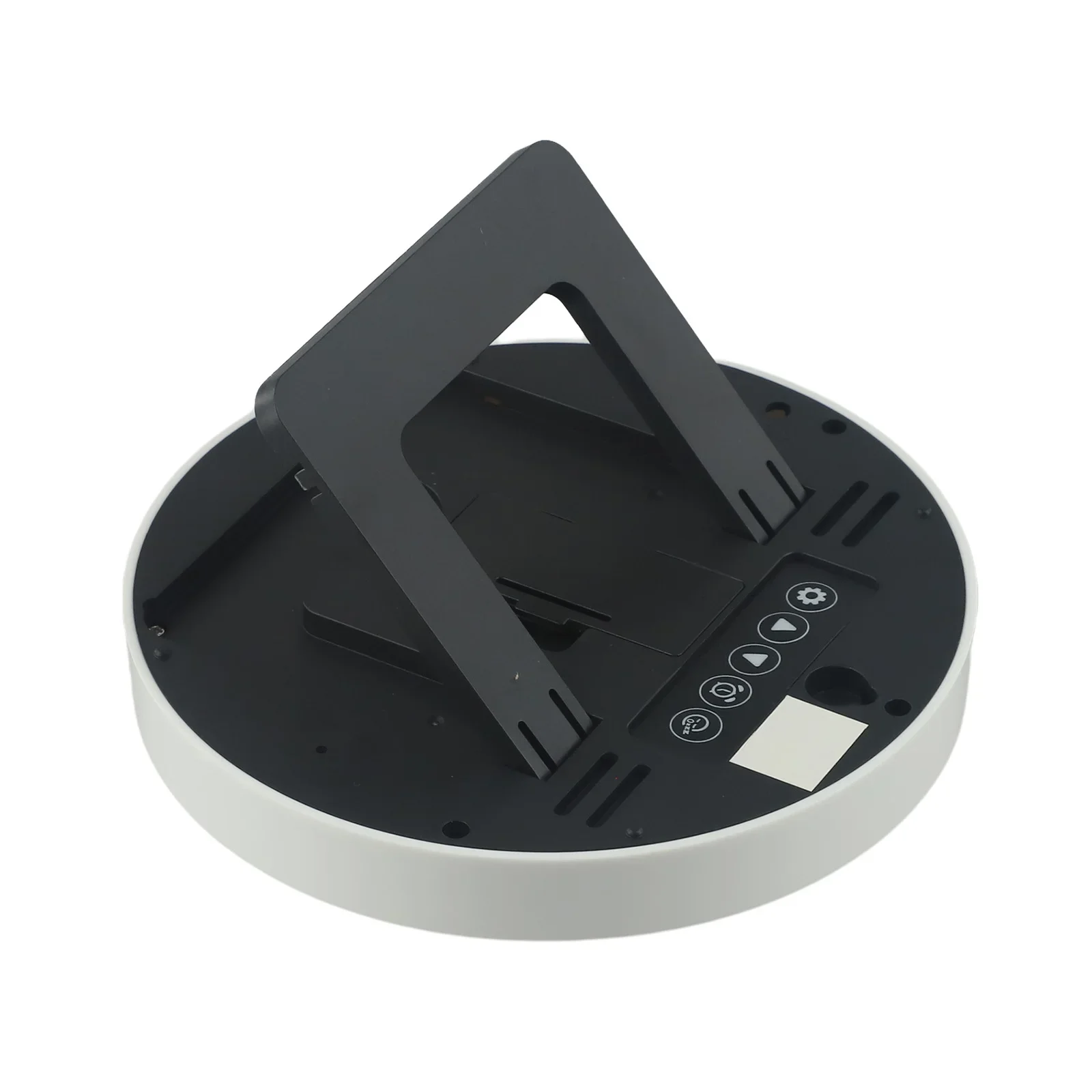 Wireless Remote Digital Wall Clock Designed for Bathroom Use with Clear Time Readout and Moisture Resistant Build