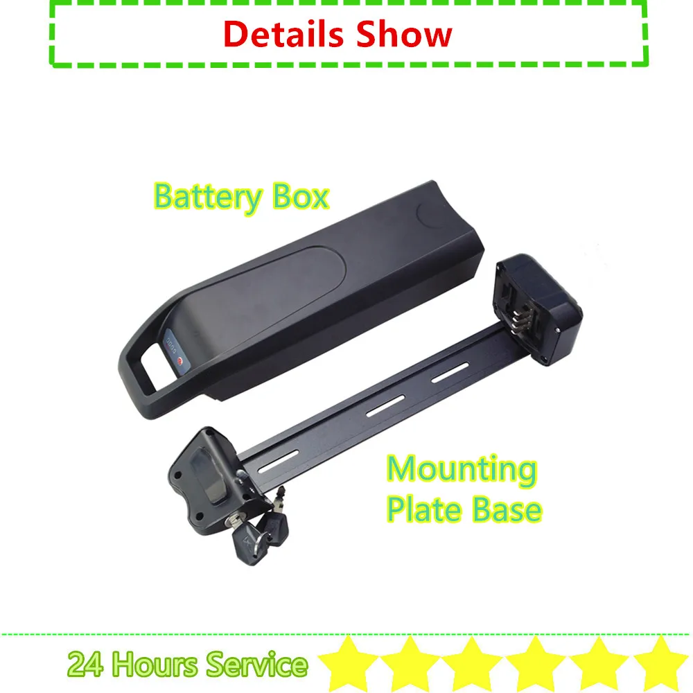 39 40 sztuk 18650 ogniw Ebike opakowanie na baterie rozwiązania 48V 36V boczne otwarte boczne zwolnienie cienki dół rury delfin e-bike obudowa