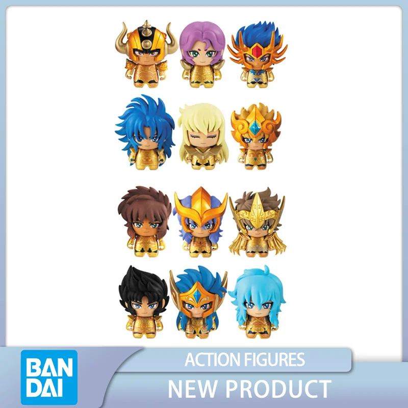 

Bandai Genuine Gashapon Anime Saint Seiya Sagittarius Aries Taurus Action Figure Model Collect Ornaments Kids Toy Gifts