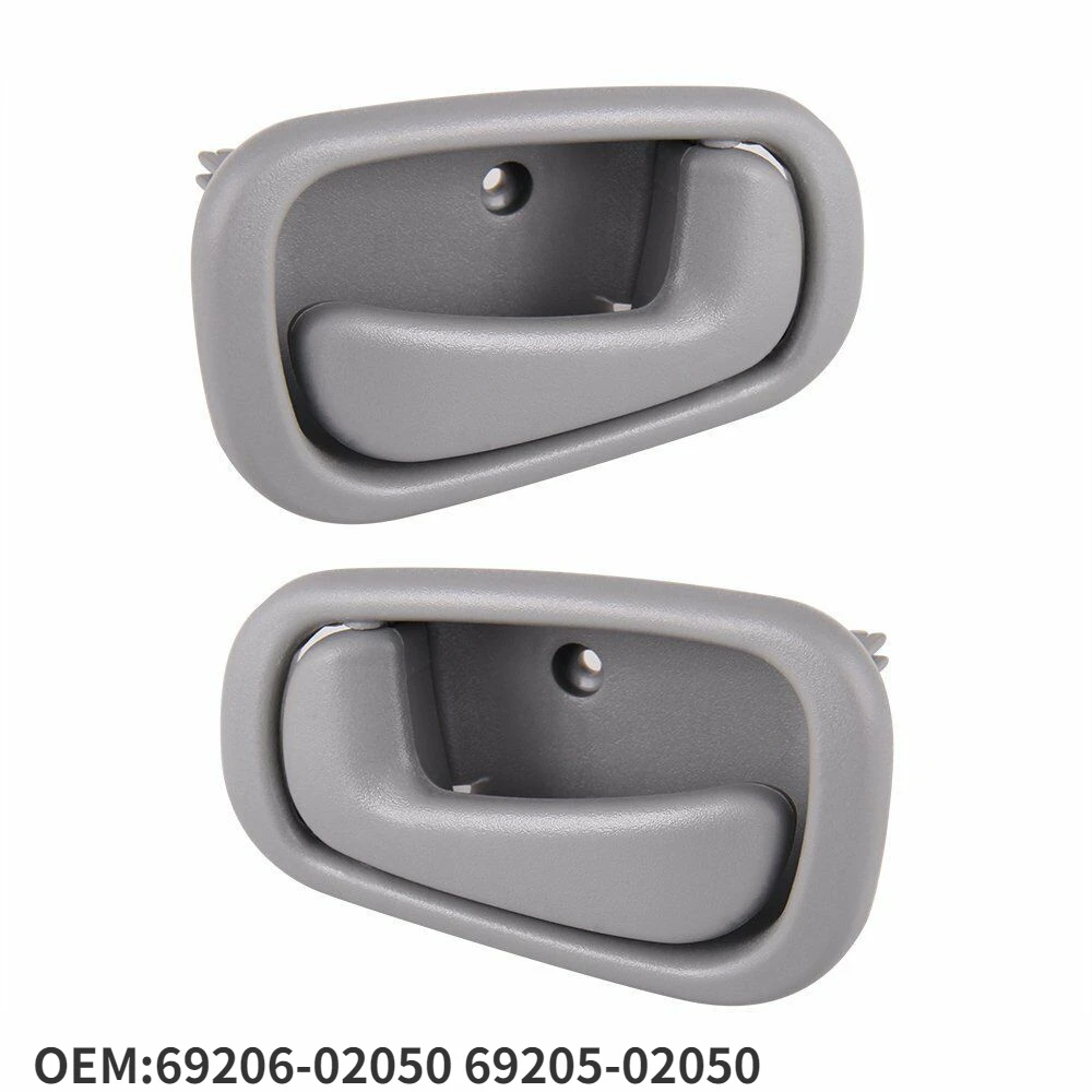 69206-02050 69205-02050 Door Inside Handle ABS Grey Beige for Toyota Corolla