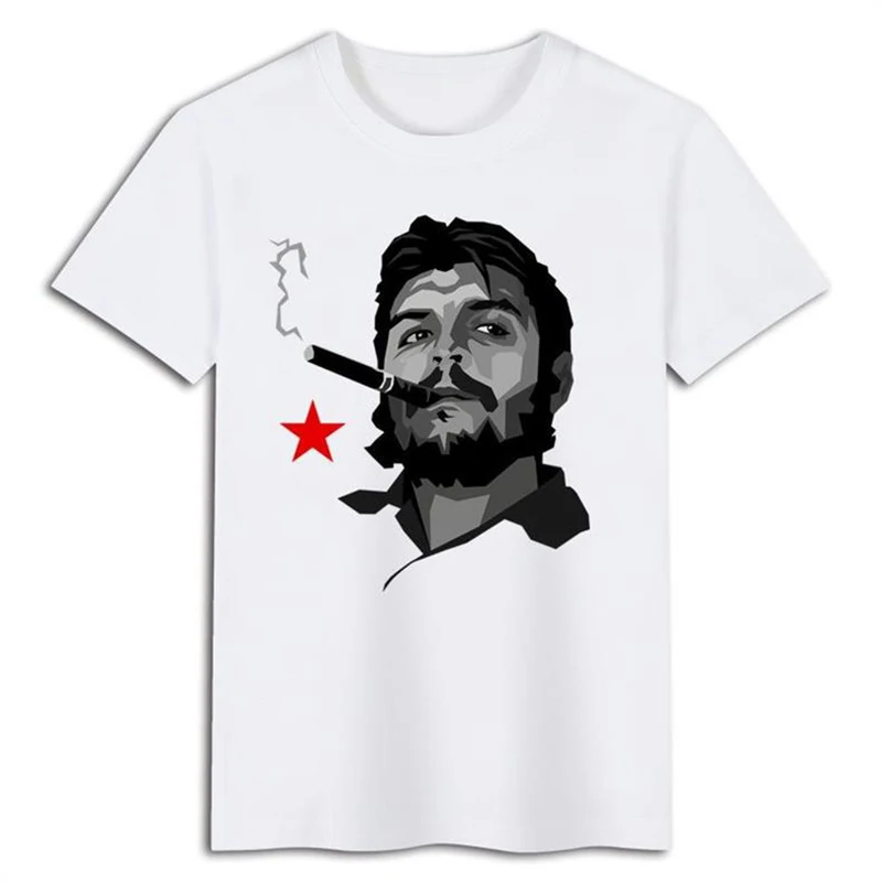 New Che Guevara Print Cotton T-Shirts Fashion Men Women Casual Short Sleeve T Shirt Oversized Harajuku Tees Tops Unisex Clothing