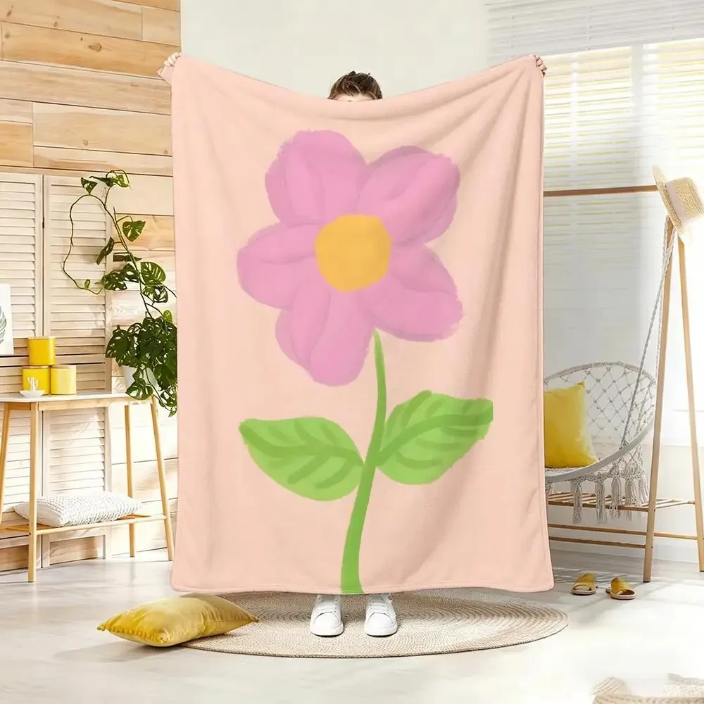 Surrounding area Daisy Throw Soft Warm Throw Blanket for Bedroom Living Room Bed Travel Camping Picnic Gift