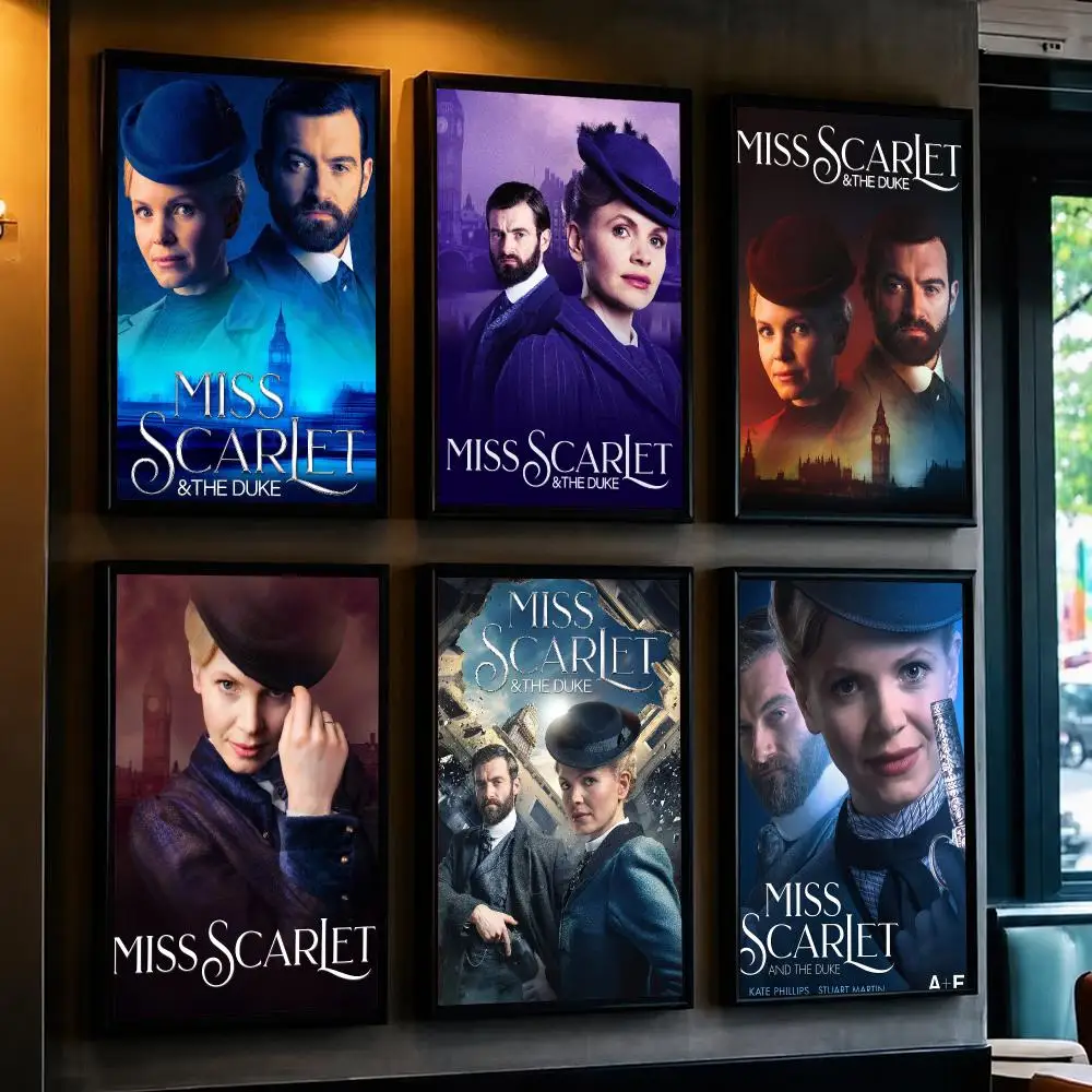 tv series M-Miss Scarlet-T Poster Decorative Wall Art Sticker for Cafe Office Bedroom and Living Room