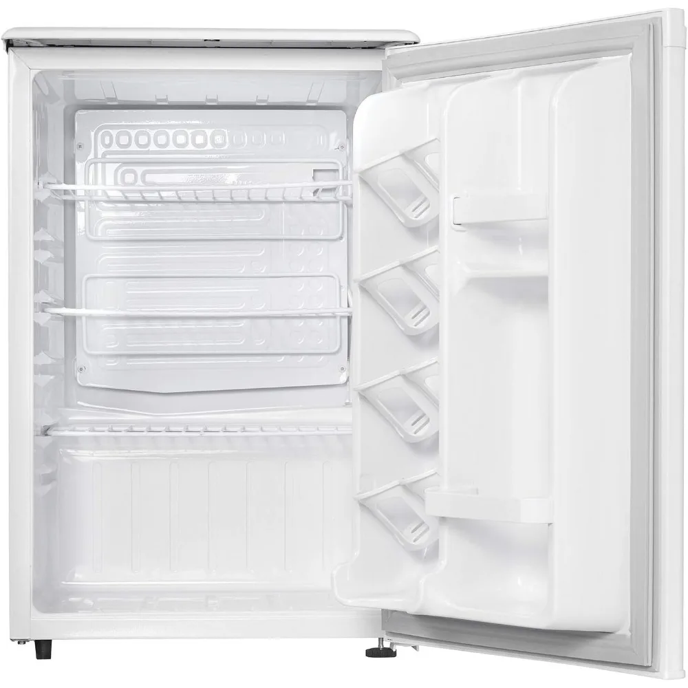 Designer  2.6 Cu.Ft. Mini Fridge, Compact Refrigerator for Bedroom, Office, bar, countertop, White  mini fridge  camping