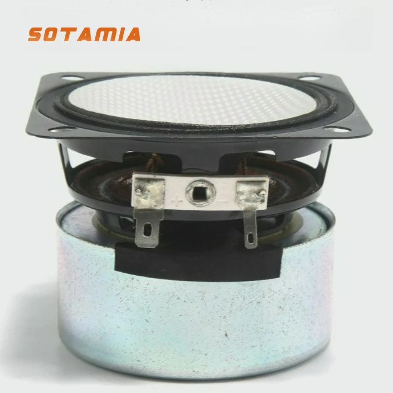 

SOTAMIA 1 шт. 3-дюймовый чистый среднечастотный динамик 10 Ом 5 Вт край масляной ткани белый плетеный бассейн негабаритный магнитный стальной аудиодинамик