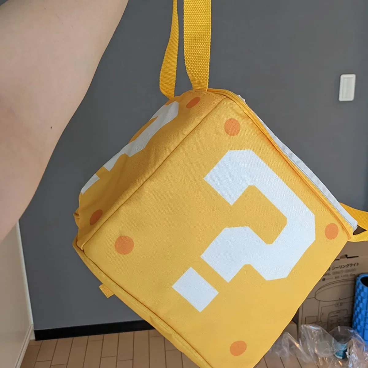 Borsa per la conservazione del punto interrogativo giapponese Scatola isolata Borsa per il pranzo con isolamento termico per picnic all'aperto di grande capacità Borsa per il ghiaccio