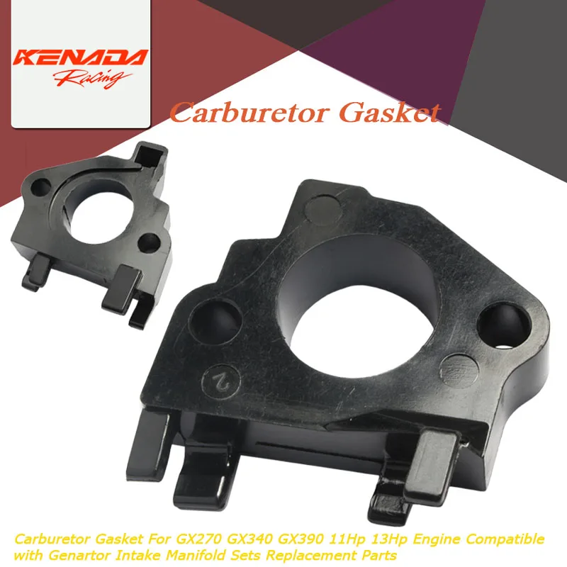 

Carburetor Gasket For GX160 Gx168 GX200 5.5hp 6.5hp Engine Compatible with Genartor Intake Manifold Sets Replacement Parts