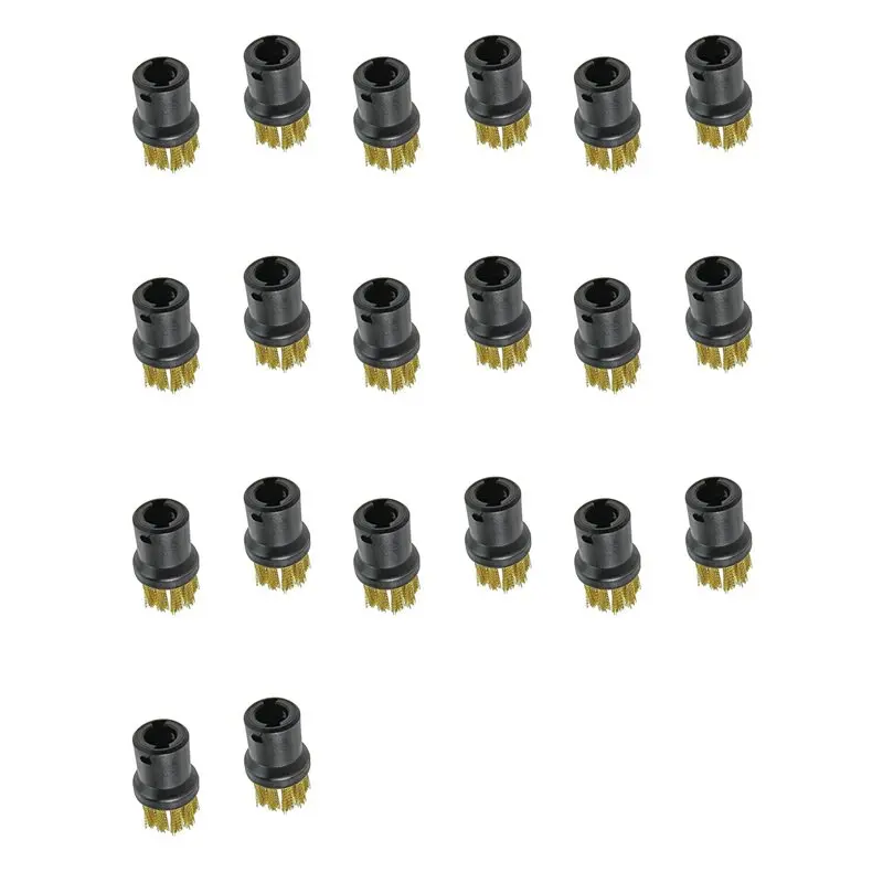 【A SPECIAL SURPRISE】20X Brass Wire Brush Tool Nozzles For Karcher Steam Cleaners SC1 SC2 CTK10 SC3 SC4 SC5 SC7 Replacement Acces
