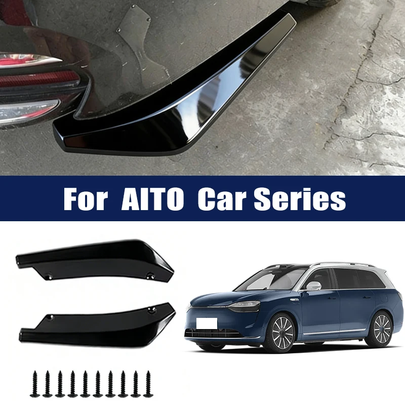 

Front Rear Bumper Lip Splitter Diffuser Protector Carbon Fiber Winglets Side Skirt For AITO M5 M6 M7 M8 M9 Ultra EV Max