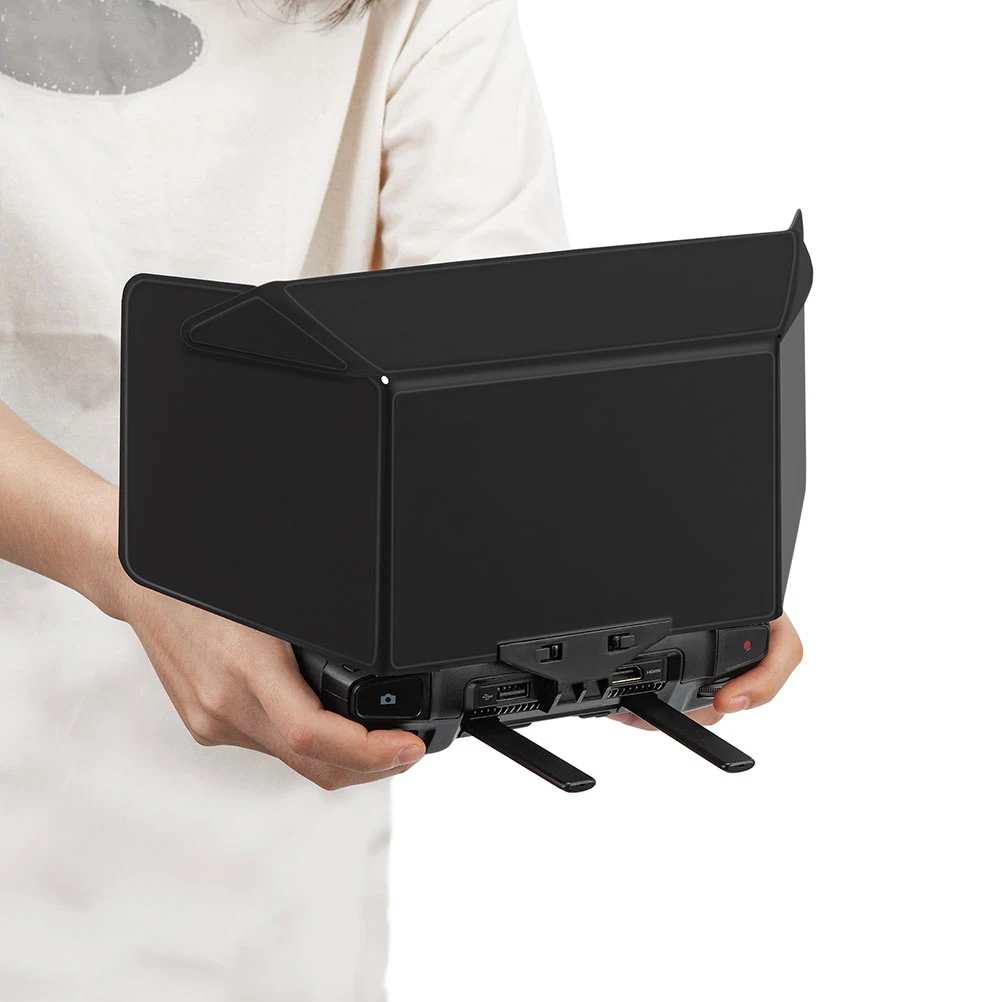 

1 Set Drone Remote Controller Sunshade Foldable Monitor Hood Blocking Sunlight Clear Display Easy Installation Remote Controller